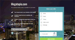 Desktop Screenshot of megatopia.com