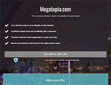 Tablet Screenshot of megatopia.com